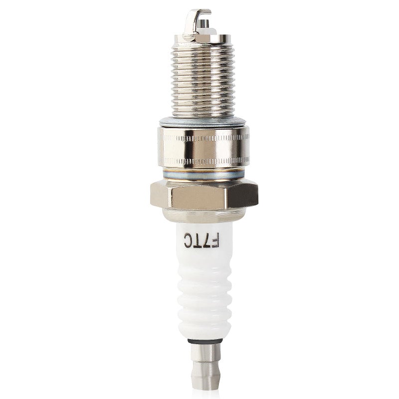 QAZAKY Spark Plug F7TC for Generator GX120 GX160 GX200 GX240 GX270 GX340 GX390 GCV160 GCV190 Go Kart Mini Bike Lawnmower Tractor Rototiller Water Pump Tillage Polishing Machine Chainsaw 168F 168FA FB - Image 1